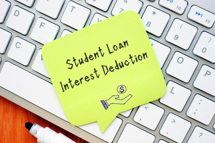 Loan student interest deduction does work source