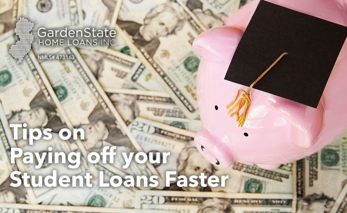 Advice on paying off student loans