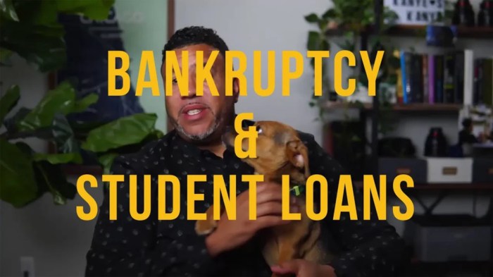 Are private student loans bankruptable