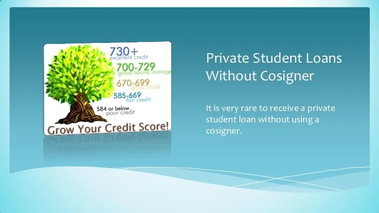 Cosigner loans