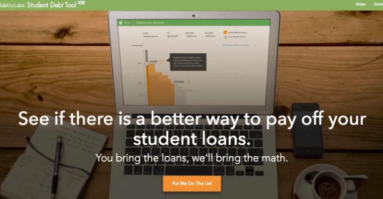 Fidelity student loans