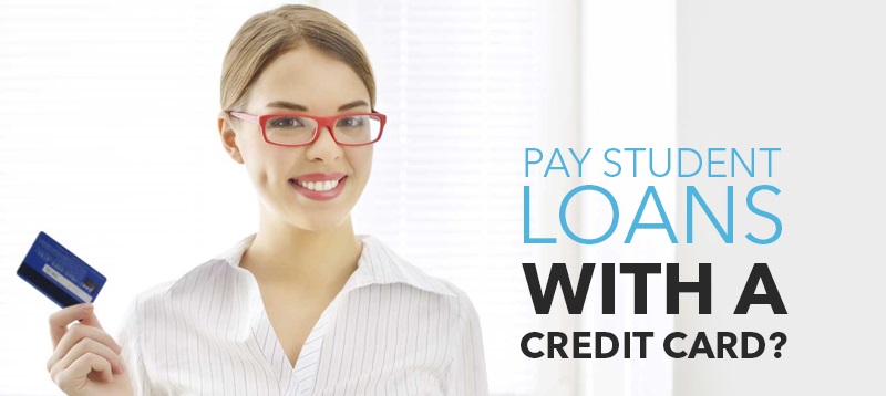 Can you pay a student loan with a credit card
