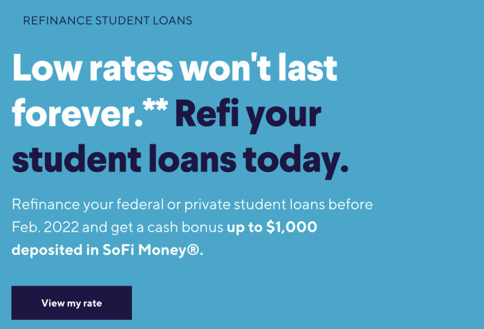 Sofi student loan refinance review