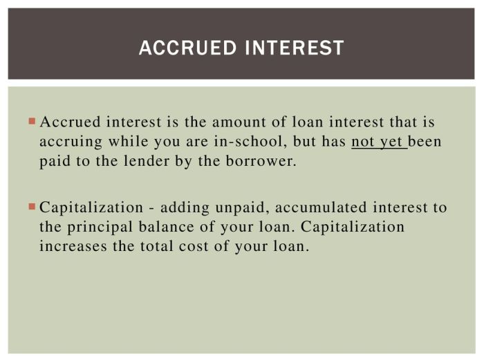 How is interest accrued on student loans