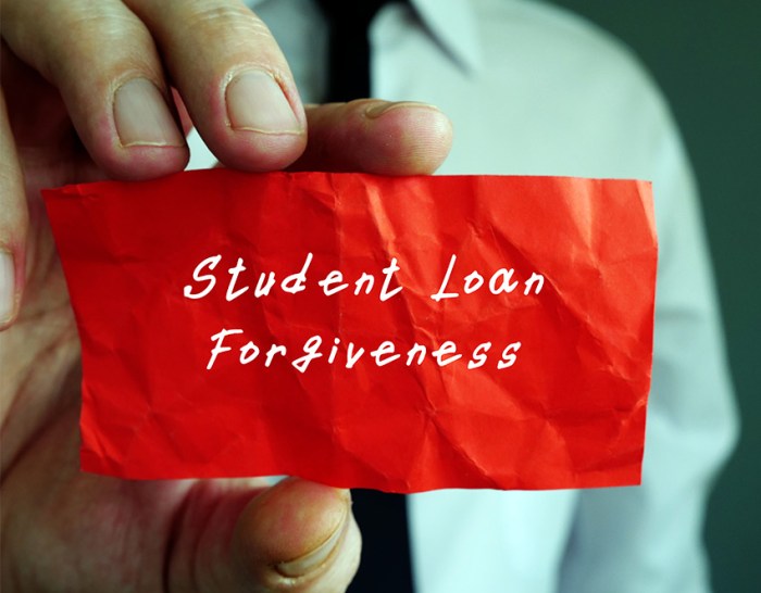 Has my student loan been forgiven