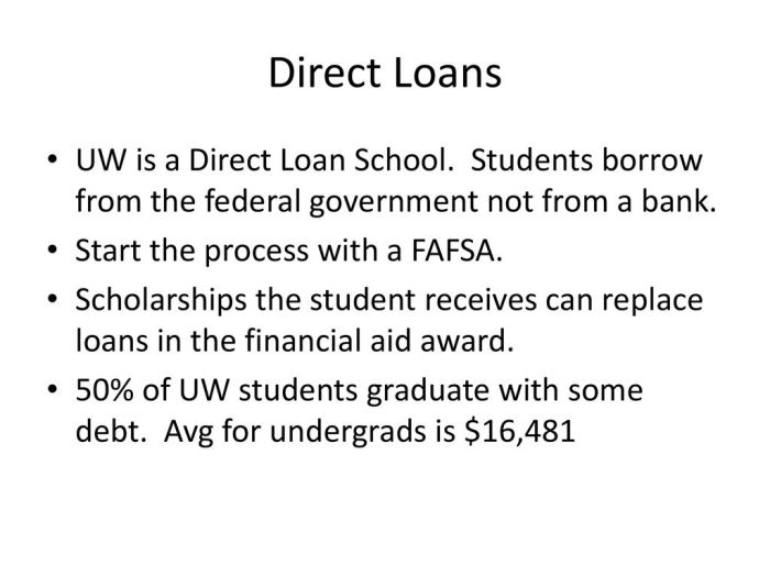 Direct loan student loan