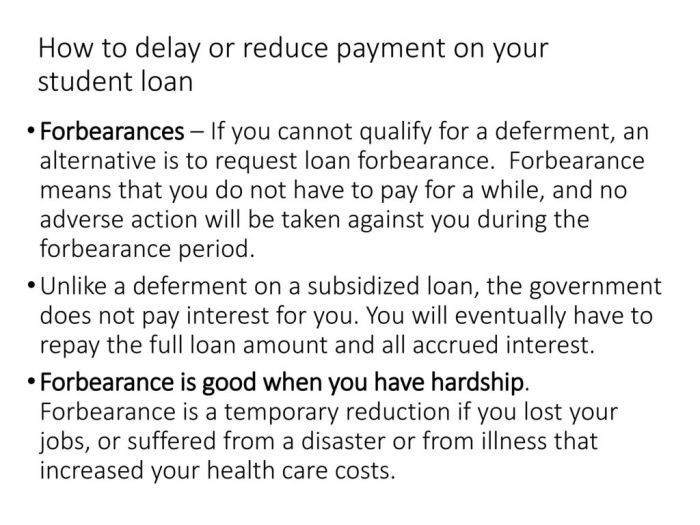 Deferment economic loans hardship student qualify apply do