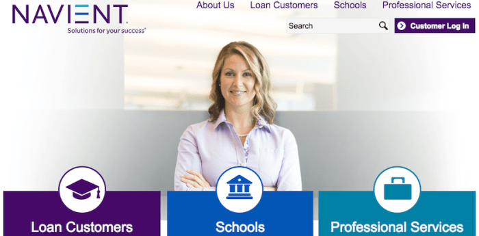Navient student loan payments