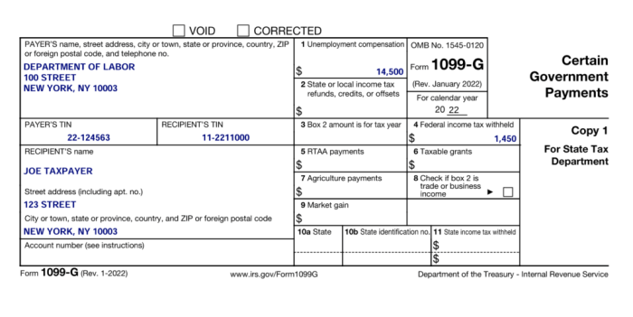 Student loan 1099