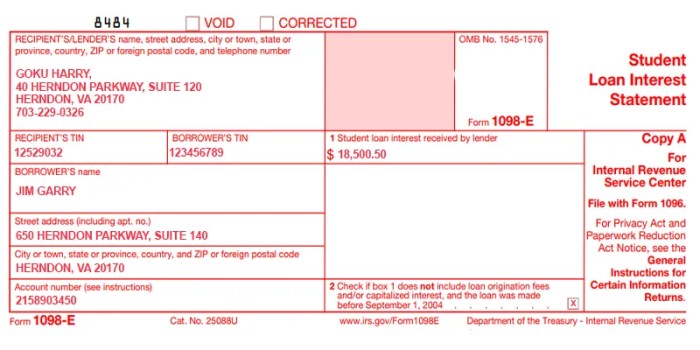 Student loan tax interest taxes form 1098 loans documents important money way save can one us Student loan tax interest taxes form 1098 loans documents important money way save can one us