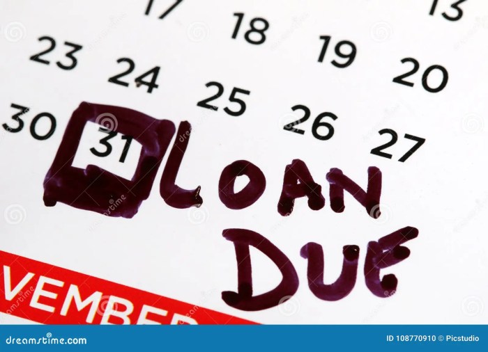 Due date for student loans