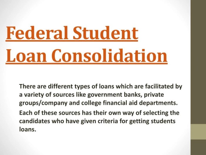 Consolidation federal loan student program ppt powerpoint presentation skip video