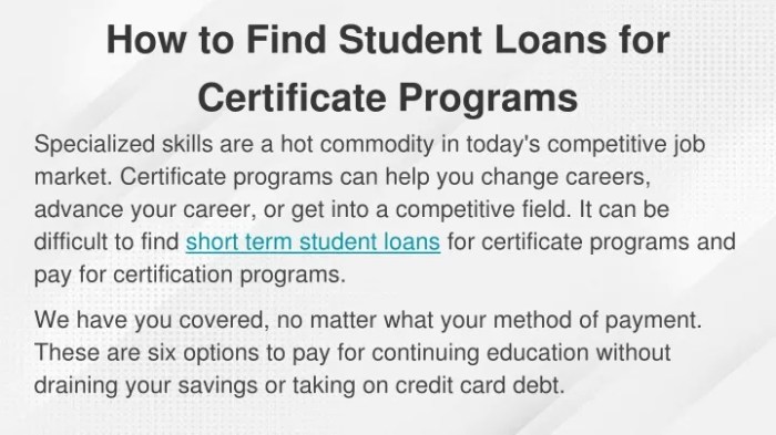 Certified student loan specialist