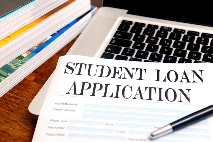 Loan college sign