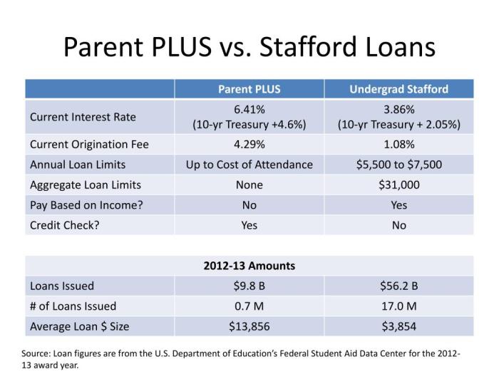 Plus loan parent does work