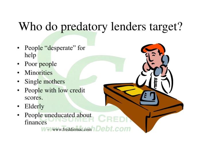 Predatory lending