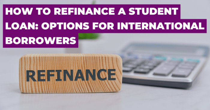 Loan refinancing student tweet share