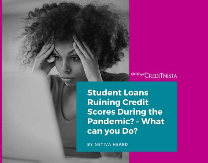 Do student loans hurt your credit score