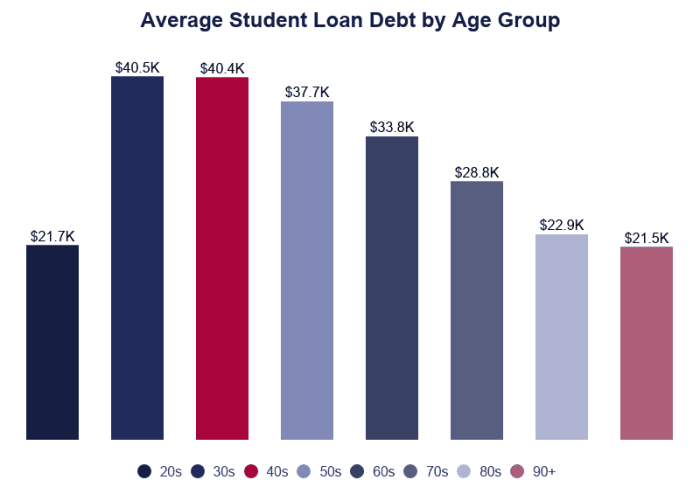 Loan debt loans rates delinquency