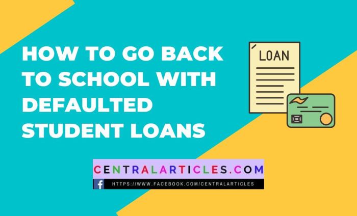 Defaulted on student loans