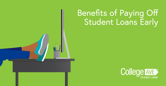Penalty for paying off student loan early