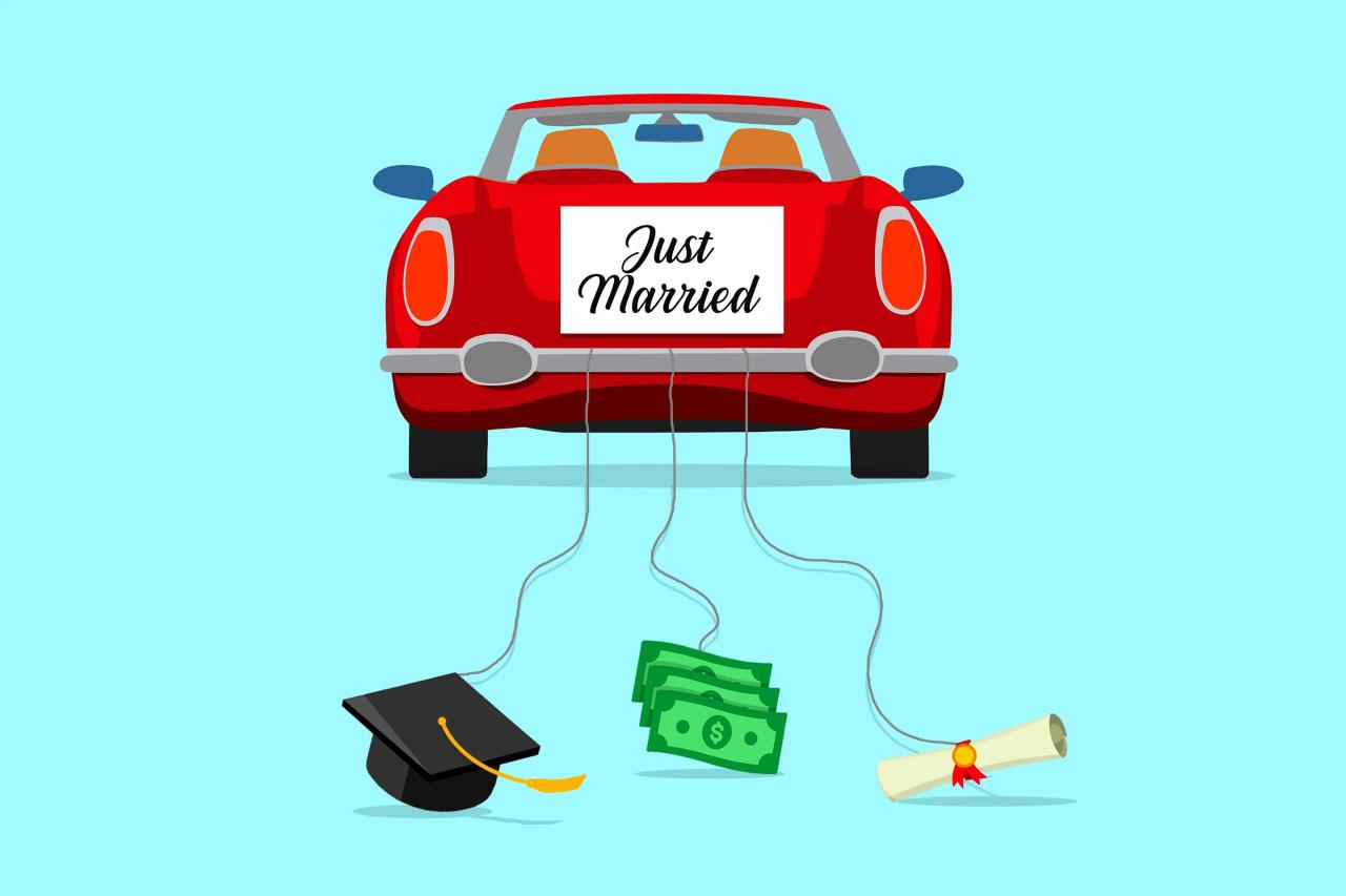 Applying for student loans when married