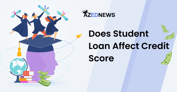 Does applying for a student loan affect credit