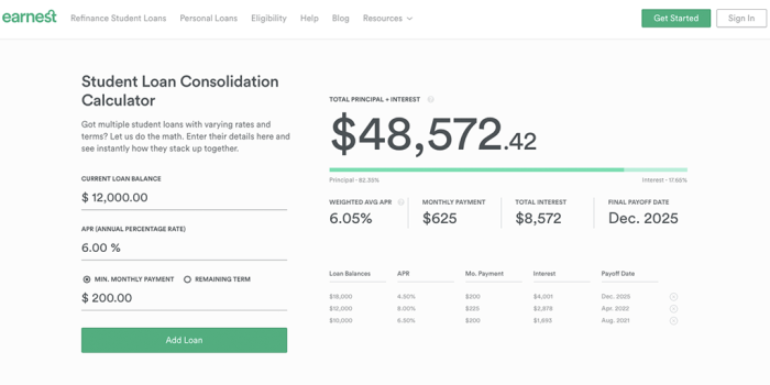 Student loan refinance college debt financial money share consolidate services twitter facebook