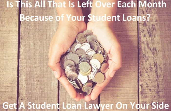 Cannot afford student loans