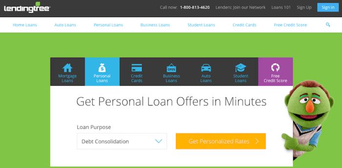 Lending tree student loan