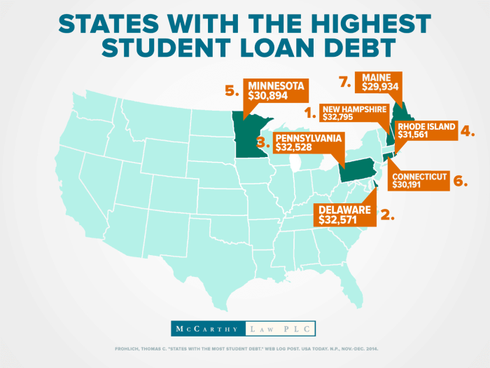 Debt states statista