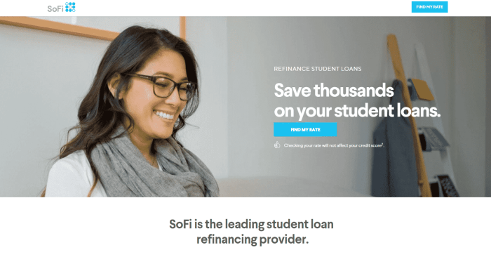 Sofi loan refinancing