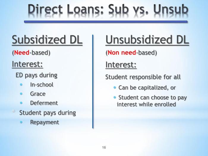 Loan student college loans application education direct list state programs federal stafford school students manage subsidized apply must