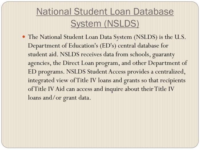 Nlds student loans