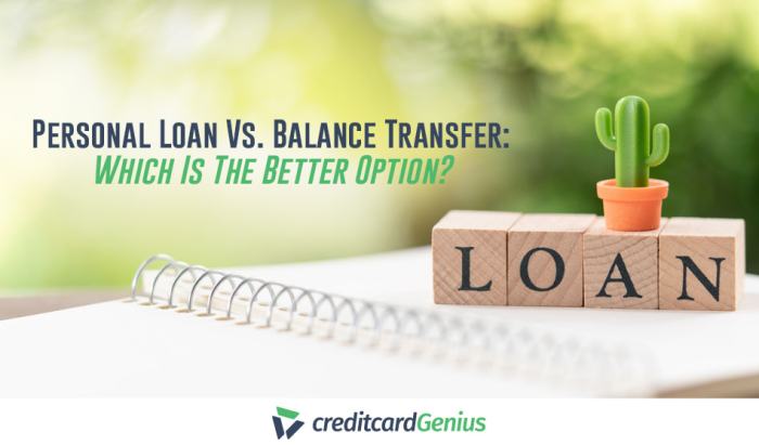 Balance transfer student loan