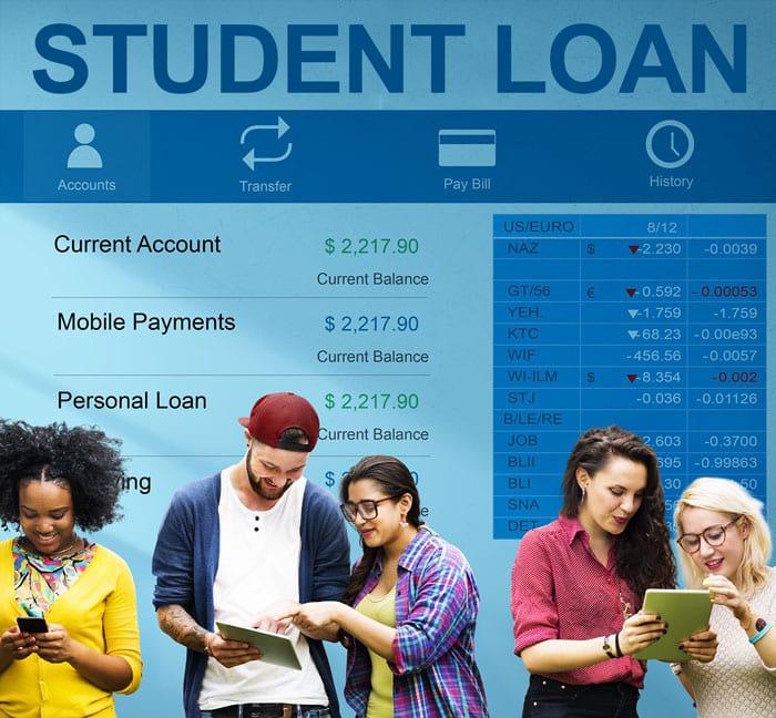 Unable to pay student loans