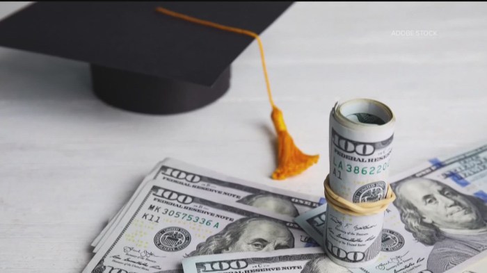 Student loans for past due tuition