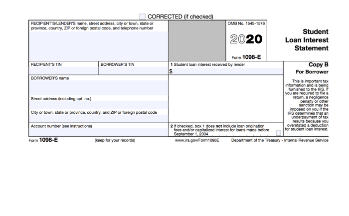 Student loan interest deductions