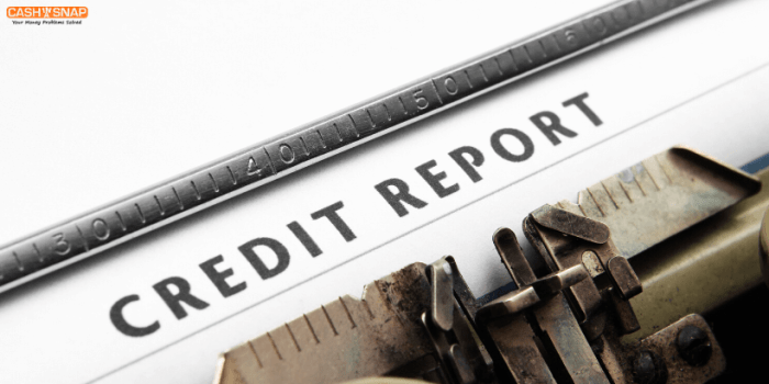 Student loan credit report
