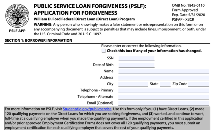 Student loan income based repayment application